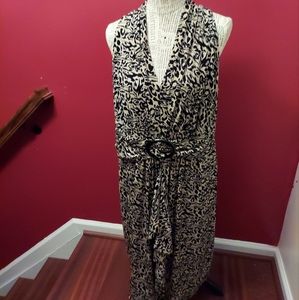 Danny & Nicole Animal Print Designer Dress 18W